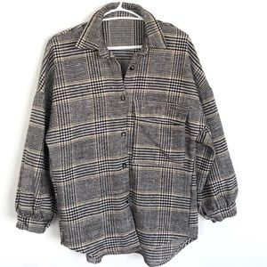 Oversize Plaid shacket